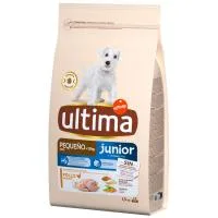 Alimento de Pollo para Perro Mini Junior Ultima, Saco 1,5 Kg