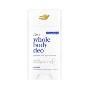 Dove All Over Body Original Desodorante en Stick (barra) Unisex para Todo el Cuerpo (axilas, Pecho, Muslos, Pies..) 150 Ml. 75 ML