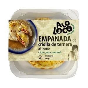 Aloloco Empanada Criolla de Carne 2 X 80 G. 160 G