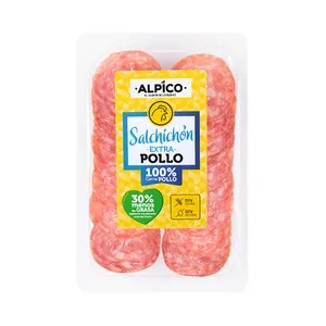 Alpico Salchichón de Pollo Extra, Cortado en Lonchas 75 G.