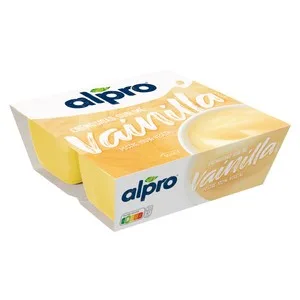 Alpro Postre a Base de Soja con Sabor a Vainilla 4 X 125 G. 500 G