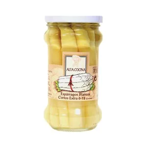 Alta Cocina Espárragos Blancos 9/12 Piezas Frasco de 115 G. 110 G