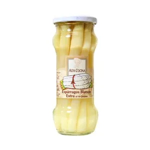 Alta Cocina Espárragos Blancos 9/12 Piezas Frasco de 220 G. 205 G
