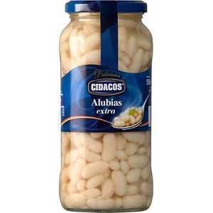 Alubia Blanca Cocida Extra al Natural  Cidacos 400 G