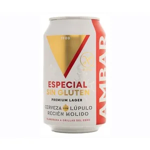 Ambar Cerveza sin Gluten 1900 Lata de 33 Cl. 330 ML