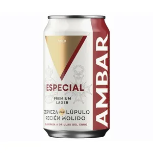 Ambar Especial Cerveza Lata de 33 Cl. 330 ML
