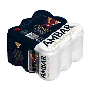 Ambar Export  Cervezas Pack de 9 Latas de 33 Cl. 2970 ML