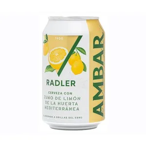 Ambar Radler Cerveza y Limón Lata de 33 Cl. 330 ML