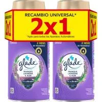 Ambientador Auto Lavanda Glade, Recambio 2 Uds