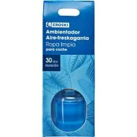 Ambientador de Coche Olor Ropa Limpia Eroski, 1 Ud