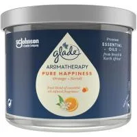 Ambientador Vela de Naranja Glade Aromatherapy, Pack 1 Ud