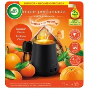 Ambientador Difusor Aroma Explosión Cítrica Energizante Essential Mist Aparato y Recambio Air Wick 1 Ud.