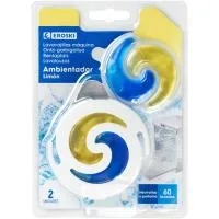Ambientador Lavavajillas Limón Eroski, Pack 2 Uds