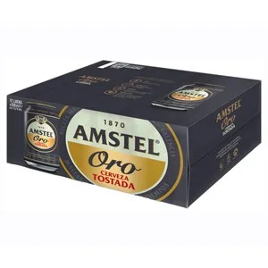 Amstel Cerveza Oro Pack 12 Latas X 33 Cl. 3960 ML