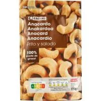 Anacardos Fritos Eroski, Bolsa 175 G