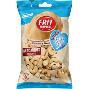 Anacardos Tostados sin Sal Añadido sin Gluten Frit Ravich