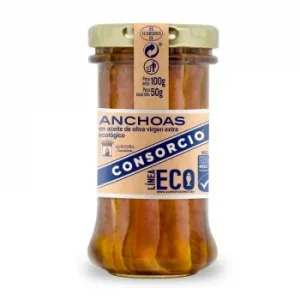 Anchoa en Aceite de Oliva Virgen Extra Ecológica Consorcio 50 G.