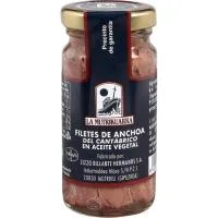Anchoa en Aceite Vegetal la Mutrikuarra, Frasco 60 G