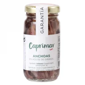 Anchoas en Aceite de Girasol Caprimar 55 G.