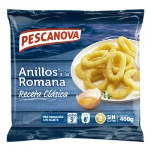 Anillos a la Romana Receta Clásica Pescanova sin Gluten 400 G.