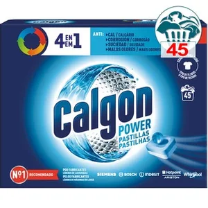 Antical para Lavadora en Pastillas Power 4 en 1 Calgon 45 Unidades