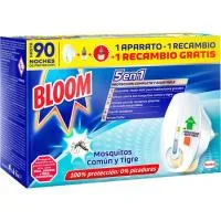 Antimosquitos Eléctrico Bloom, Aparato + 2 Recambios