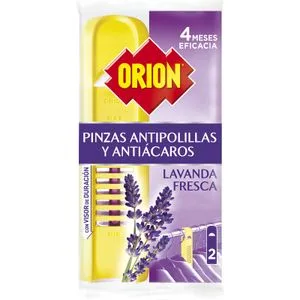 Antipolilla Colgador Pinza Lavanda 2 u