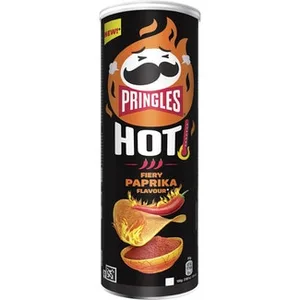 Aperitivo Frito de Patata Sabor Picante Hot Fiery Paprika Flavour Pringles