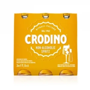 Aperitivo Italiano sin Alcohol Crodino Pack 3 Botellas 17,5 Cl.