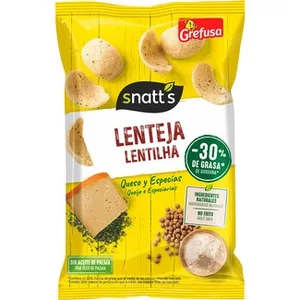 Aperitivo Snack de Lentejas, Queso y Especias Grefusa