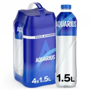 Aquarius Bebida Isotónica Sabor Limón Pack 4 Botellas 1,5 L.