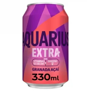 Aquarius Extra Granada Açai Lata 33 Cl.