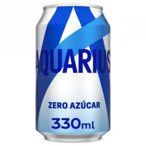 Aquarius Bebida Isotónica con Sabor a Limón en Lata de 330 Ml.