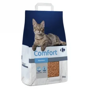 Arena Absorbente Perfumada para Gatos Carrefour 5 Kg.