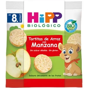 Aritos de Espelta y Avena con Maíz y Arroz Ecológicos sin Azúcar ni Sal Añadidas desde 8 Meses Hipp Biologico