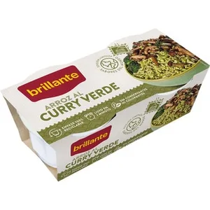 Arroz al Curry Verde Pack 2 Brillante