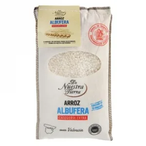 Arroz Albufera Categoría Extra de Nuestra Tierra 500 G.