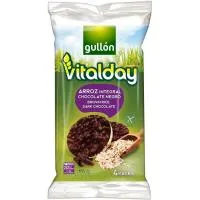 Tortitas de Arroz-choco Gullón Vitalday, Paquete 105 G