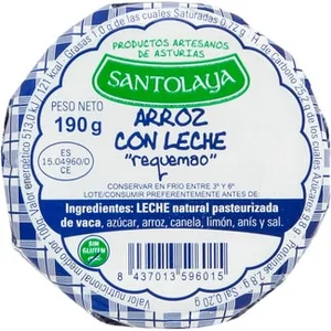 Arroz con Leche sin Gluten Santolaya