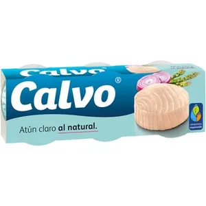 Atún Claro al Natural Pack 3  Calvo 56 G