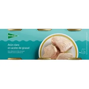 Atún Claro en Aceite de Girasol Pack 6 el Corte Ingles