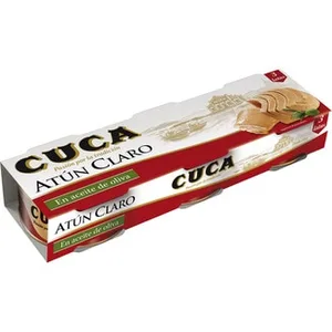 Atún Claro en Aceite de Oliva Pack 3  Cuca 67 G