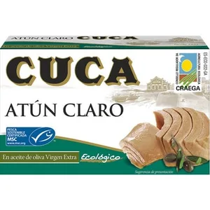 Atún Claro en Aceite de Oliva Virgen Extra Ecológico Cuca