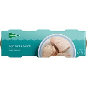Atún Claro al Natural Pack 3  el Corte Ingles 60 G