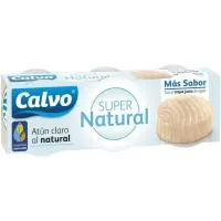 Atún Claro Super Natural Calvo, Pack 3x65 G