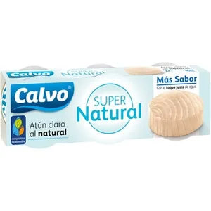 Atún Claro Super Natural Más Sabor Pack 3 Calvo