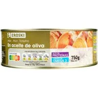 Atún en Aceite de Oliva Eroski, Lata 750 G