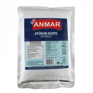 Atún Trozos en Aceite de Girasol Anmar 950 G.