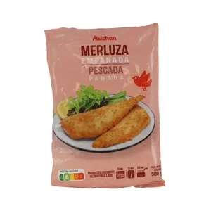 Auchan Filete de Merluza Empanada 500g 500 G