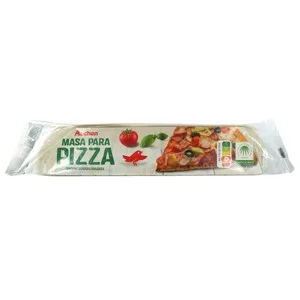 Auchan Masa para Pizza Tradicional con Levadura Panadera 260 G. Producto Alcampo